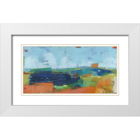Yardland I White Modern Wood Framed Art Print with Double Matting by Jachimiec, Sue