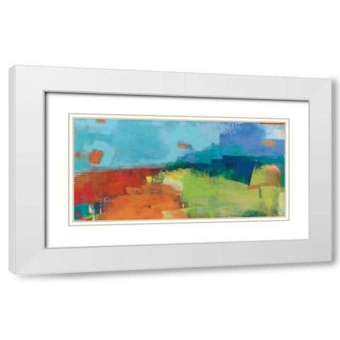 Yardland II White Modern Wood Framed Art Print with Double Matting by Jachimiec, Sue
