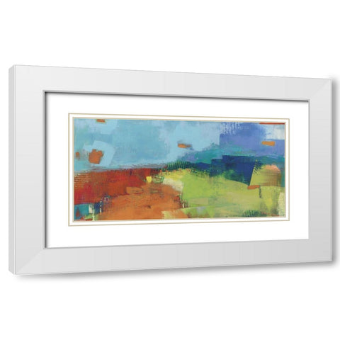 Yardland II White Modern Wood Framed Art Print with Double Matting by Jachimiec, Sue