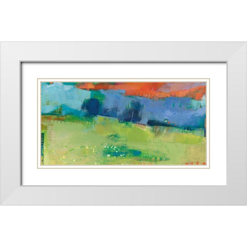 Yardland III White Modern Wood Framed Art Print with Double Matting by Jachimiec, Sue