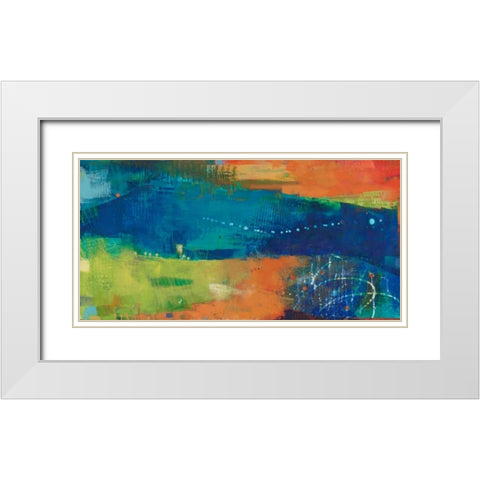 Yardland IV White Modern Wood Framed Art Print with Double Matting by Jachimiec, Sue