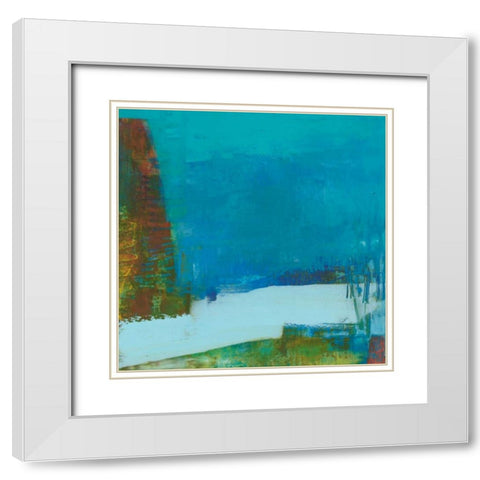 Hey Day I White Modern Wood Framed Art Print with Double Matting by Jachimiec, Sue