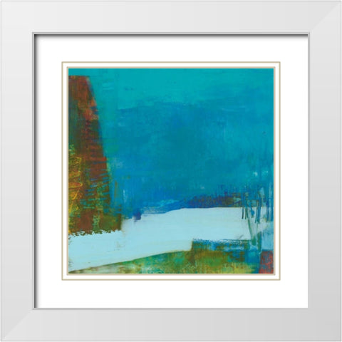 Hey Day I White Modern Wood Framed Art Print with Double Matting by Jachimiec, Sue