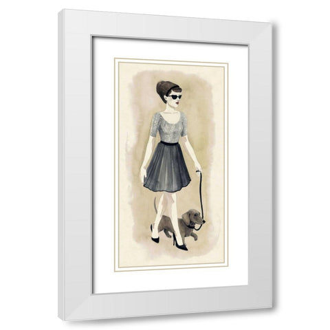 The Best Accessory II White Modern Wood Framed Art Print with Double Matting by Popp, Grace