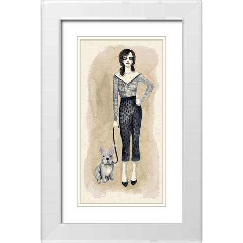 The Best Accessory III White Modern Wood Framed Art Print with Double Matting by Popp, Grace