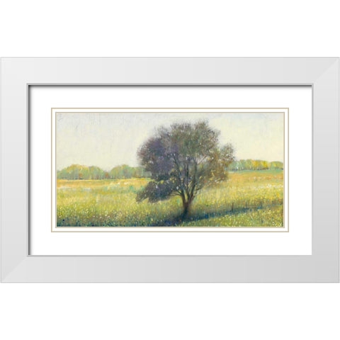 Standing Alone II White Modern Wood Framed Art Print with Double Matting by OToole, Tim