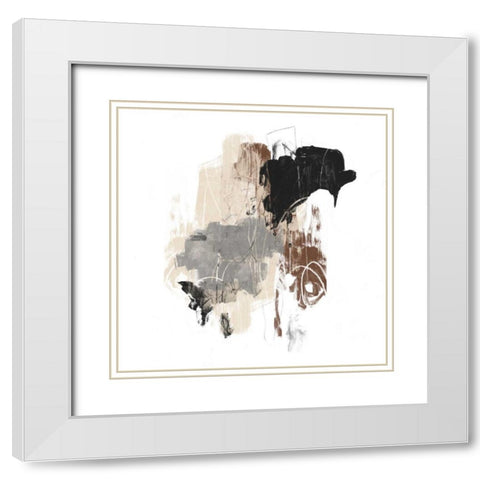 Missive I White Modern Wood Framed Art Print with Double Matting by Vess, June Erica