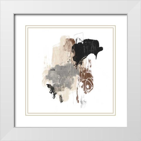 Missive I White Modern Wood Framed Art Print with Double Matting by Vess, June Erica