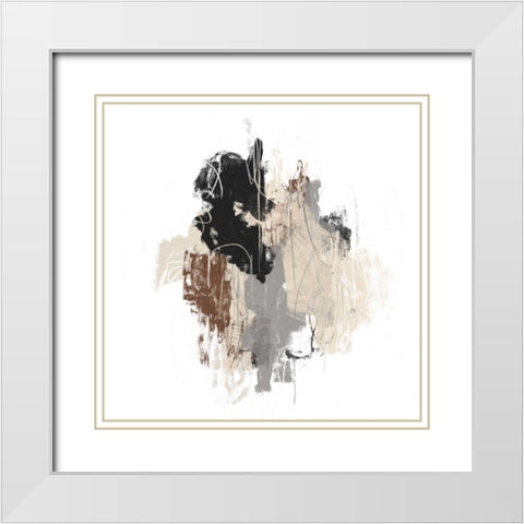 Missive II White Modern Wood Framed Art Print with Double Matting by Vess, June Erica