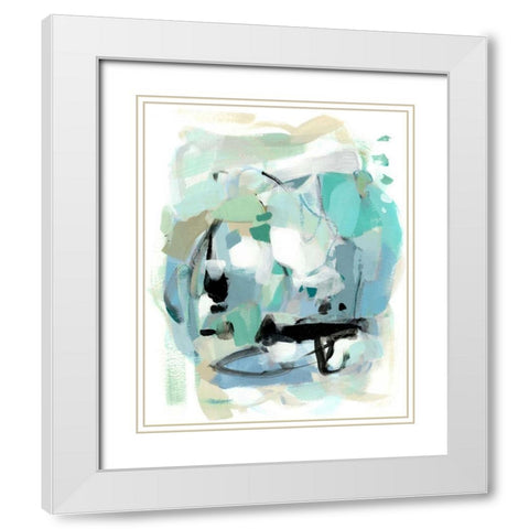 Sweet Spring I White Modern Wood Framed Art Print with Double Matting by Long, Christina