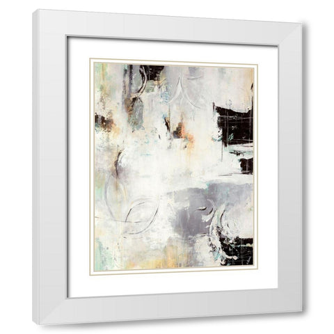 Tourist White Modern Wood Framed Art Print with Double Matting by Drotar, Rikki