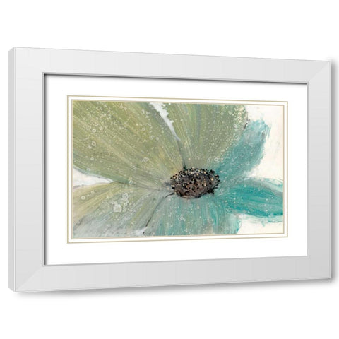 Floral Spirit I White Modern Wood Framed Art Print with Double Matting by OToole, Tim