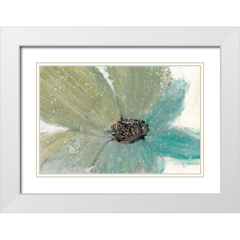 Floral Spirit I White Modern Wood Framed Art Print with Double Matting by OToole, Tim