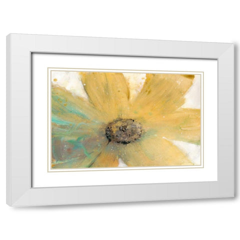 Floral Spirit II White Modern Wood Framed Art Print with Double Matting by OToole, Tim