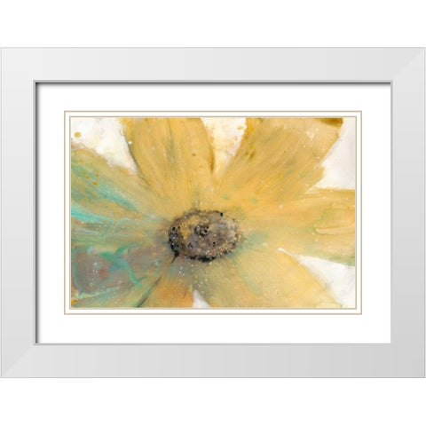 Floral Spirit II White Modern Wood Framed Art Print with Double Matting by OToole, Tim