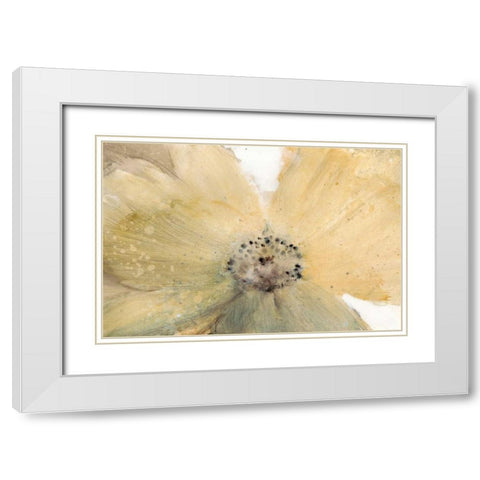 Floral Spirit IV White Modern Wood Framed Art Print with Double Matting by OToole, Tim