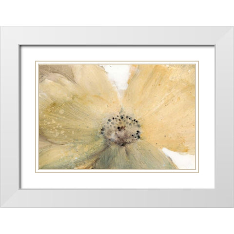 Floral Spirit IV White Modern Wood Framed Art Print with Double Matting by OToole, Tim