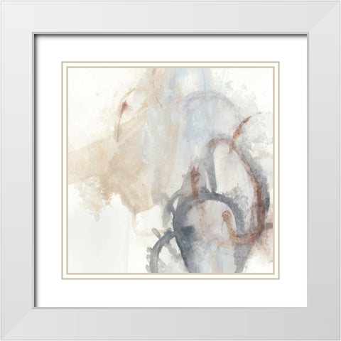 Supposition I White Modern Wood Framed Art Print with Double Matting by Vess, June Erica