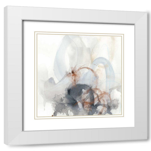 Supposition II White Modern Wood Framed Art Print with Double Matting by Vess, June Erica