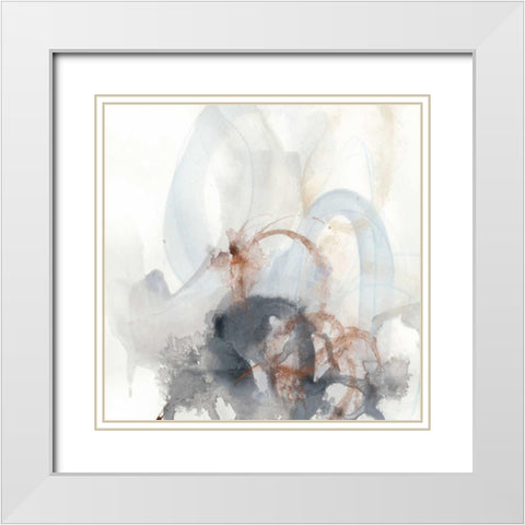 Supposition II White Modern Wood Framed Art Print with Double Matting by Vess, June Erica
