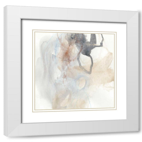 Supposition III White Modern Wood Framed Art Print with Double Matting by Vess, June Erica