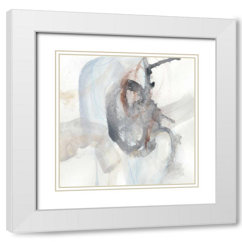 Supposition IV White Modern Wood Framed Art Print with Double Matting by Vess, June Erica