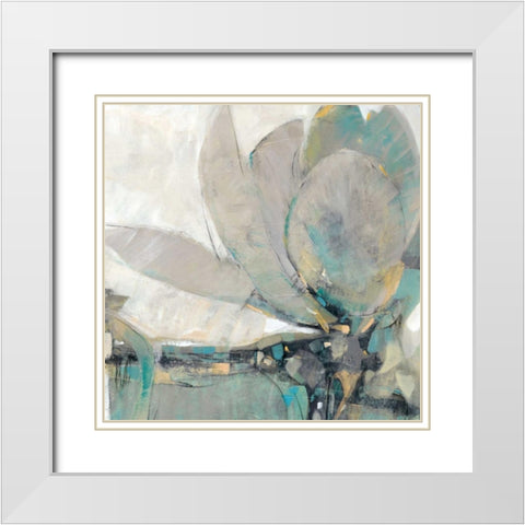 Revel II White Modern Wood Framed Art Print with Double Matting by OToole, Tim