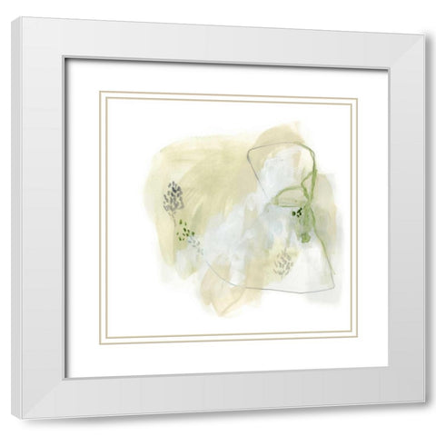 Intermezzo IV White Modern Wood Framed Art Print with Double Matting by Vess, June Erica