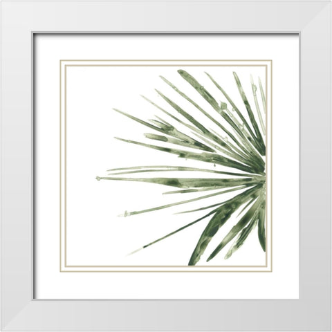 Verdant Impressions IV White Modern Wood Framed Art Print with Double Matting by Vess, June Erica