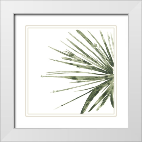 Verdant Impressions IV White Modern Wood Framed Art Print with Double Matting by Vess, June Erica
