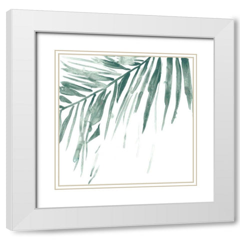 Verdant Impressions VIII White Modern Wood Framed Art Print with Double Matting by Vess, June Erica