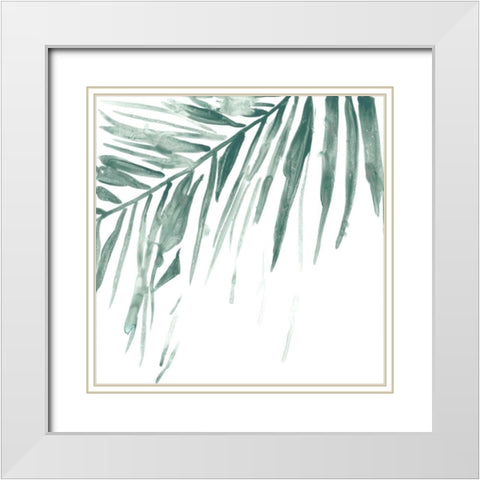 Verdant Impressions VIII White Modern Wood Framed Art Print with Double Matting by Vess, June Erica