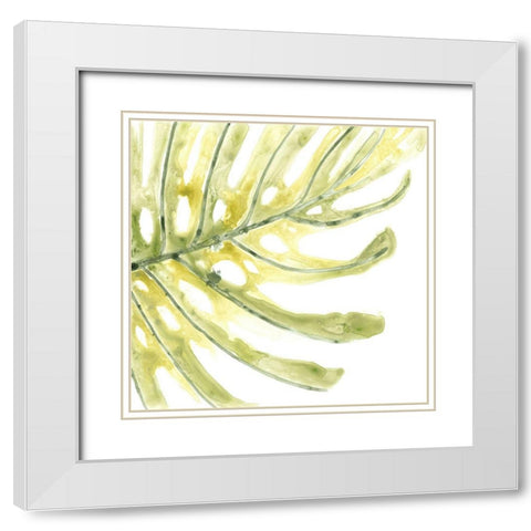 Verdant Impressions IX White Modern Wood Framed Art Print with Double Matting by Vess, June Erica