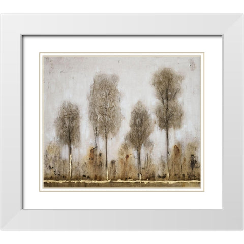 Gray Day II White Modern Wood Framed Art Print with Double Matting by OToole, Tim