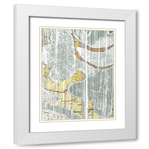 Oro Essence II White Modern Wood Framed Art Print with Double Matting by Vess, June Erica
