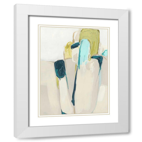 Process Transition I White Modern Wood Framed Art Print with Double Matting by Vess, June Erica