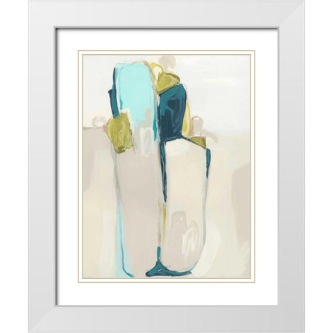 Process Transition II White Modern Wood Framed Art Print with Double Matting by Vess, June Erica
