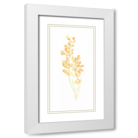 Bouquet Blush I White Modern Wood Framed Art Print with Double Matting by Vess, June Erica
