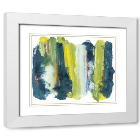 Becoming Light II White Modern Wood Framed Art Print with Double Matting by Combs, Joyce