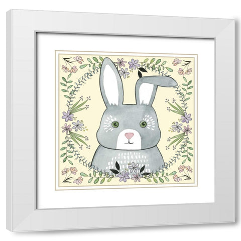 Wild Child III White Modern Wood Framed Art Print with Double Matting by Popp, Grace