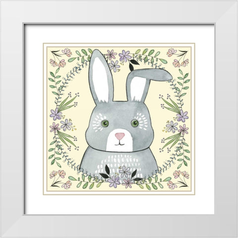 Wild Child III White Modern Wood Framed Art Print with Double Matting by Popp, Grace