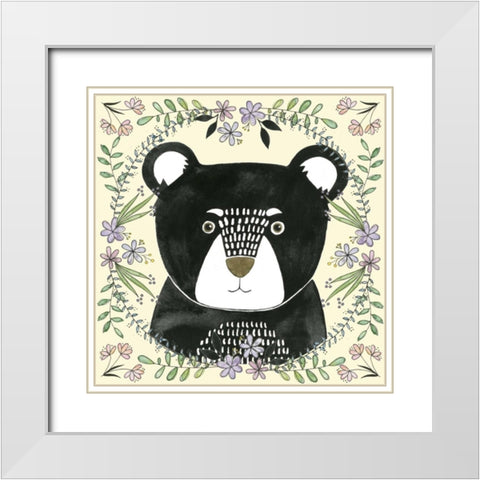 Wild Child IV White Modern Wood Framed Art Print with Double Matting by Popp, Grace