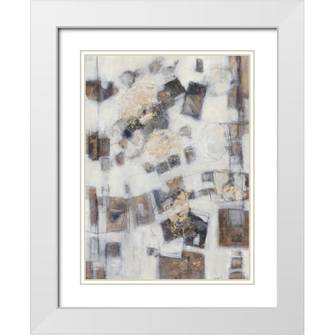 Mystic Universe II White Modern Wood Framed Art Print with Double Matting by Crawford, Beverly