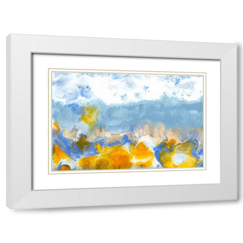 Sun Up II White Modern Wood Framed Art Print with Double Matting by Ludwig, Alicia