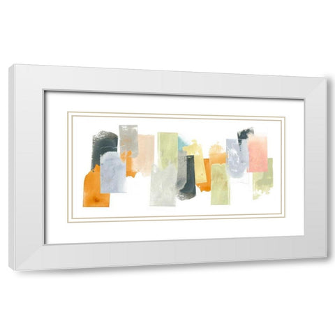 Touchstone I White Modern Wood Framed Art Print with Double Matting by Vess, June Erica