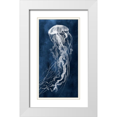 Under Sway II White Modern Wood Framed Art Print with Double Matting by Popp, Grace