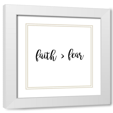 Quotable VII White Modern Wood Framed Art Print with Double Matting by Hambly, Anna