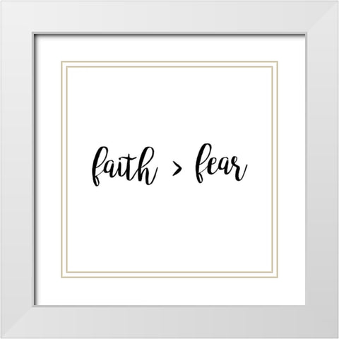 Quotable VII White Modern Wood Framed Art Print with Double Matting by Hambly, Anna