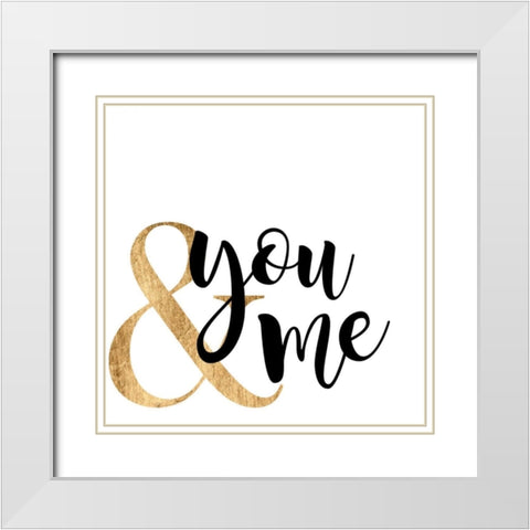 Love Quotes II White Modern Wood Framed Art Print with Double Matting by Hambly, Anna