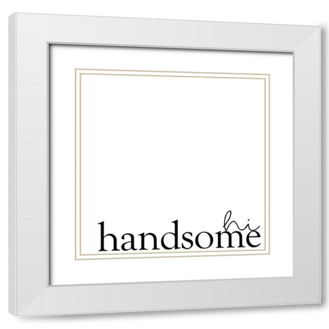 Love Quotes V White Modern Wood Framed Art Print with Double Matting by Hambly, Anna